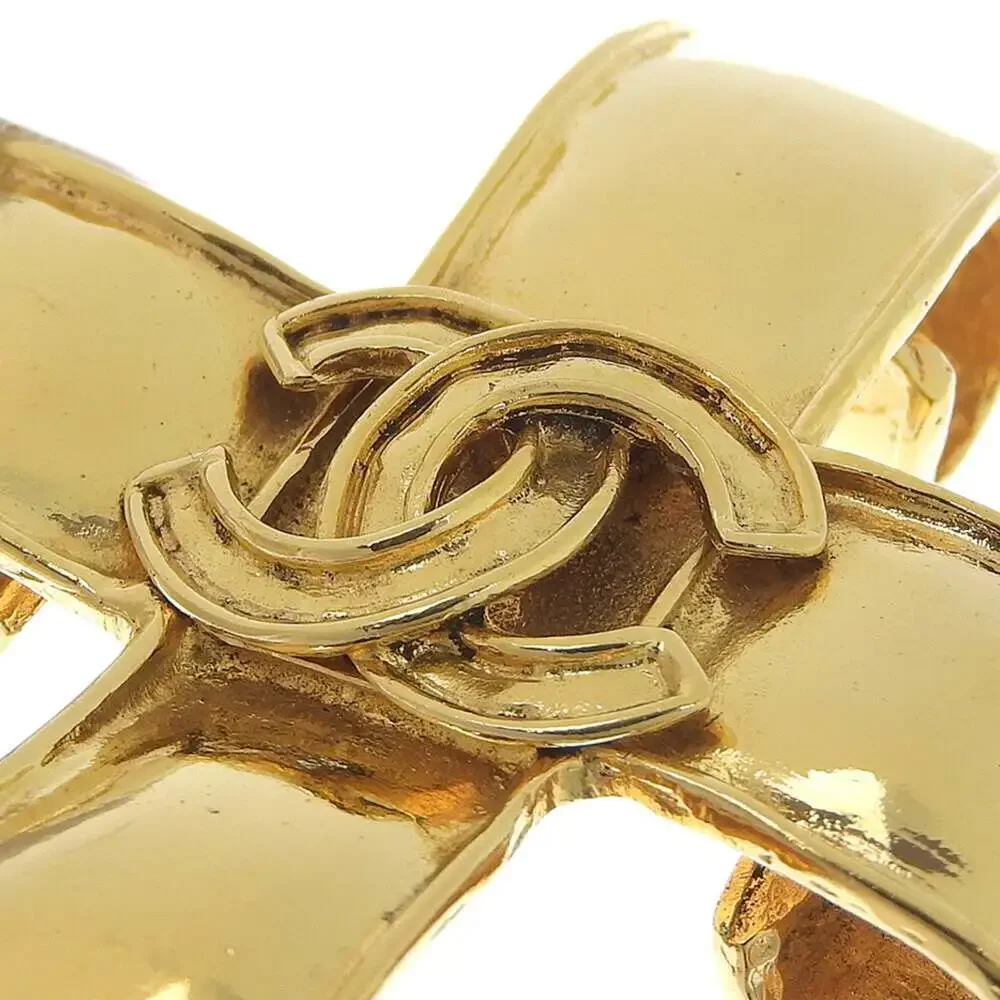 Chanel Cc Logo Cross Brooch Metal #207206C14B